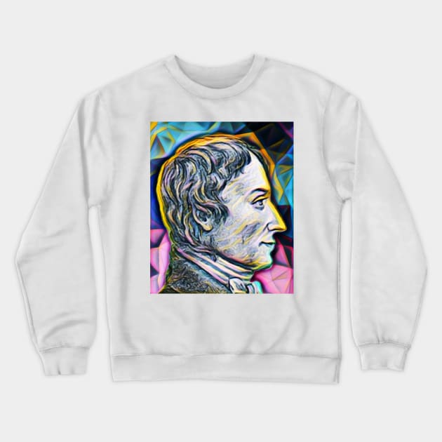 Anders Gustaf Ekeberg Portrait | Anders Gustaf Ekeberg Artwork 10 Crewneck Sweatshirt by JustLit